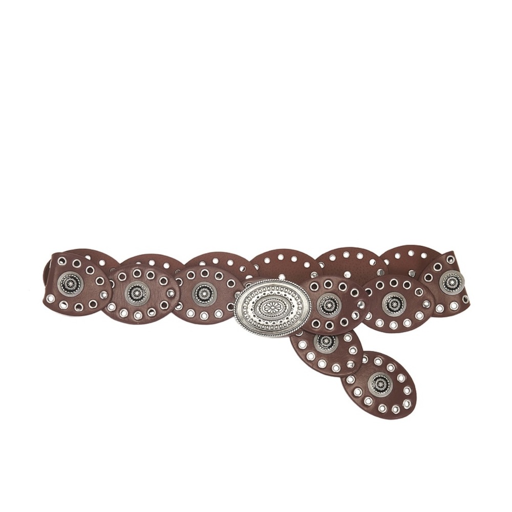 Lovers + Friends Wyatt Belt with Silver Buckle